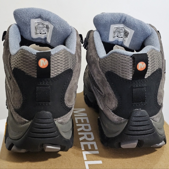 Merrell Women's Moab 3 Mid Waterproof Hiking Boot 7 Granite - Picture 10 of 16
